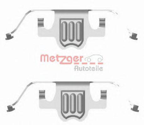 METZGER 1091695 Комплектуючі, колодки дискового гальма