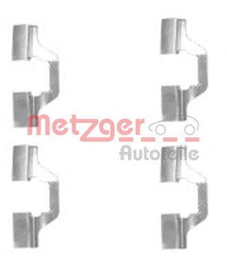 METZGER 1091749 Комплектуючі, колодки дискового гальма
