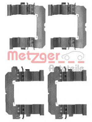 METZGER 1091756 Комплектуючі, колодки дискового гальма