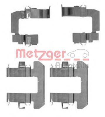 METZGER 1091763 Комплектуючі, колодки дискового гальма