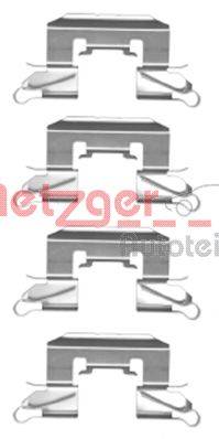 METZGER 1091772 Комплектуючі, колодки дискового гальма