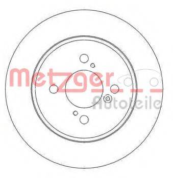 METZGER 6148300 гальмівний диск
