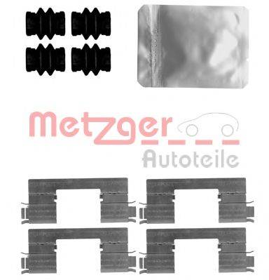 METZGER 1091873 Комплектуючі, колодки дискового гальма