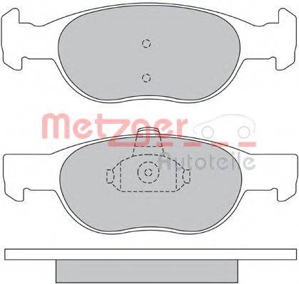 METZGER 1170390 Комплект гальмівних колодок, дискове гальмо