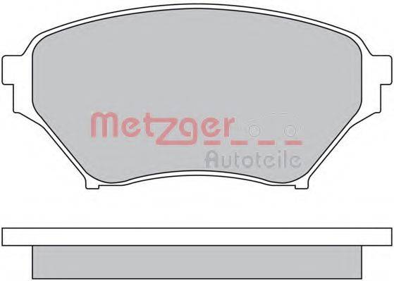 METZGER 1170480 Комплект гальмівних колодок, дискове гальмо