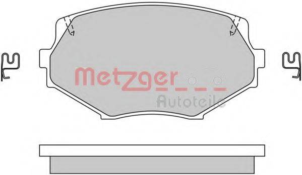 METZGER 1170515 Комплект гальмівних колодок, дискове гальмо