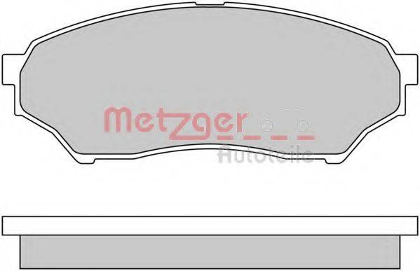 METZGER 1170520 Комплект гальмівних колодок, дискове гальмо
