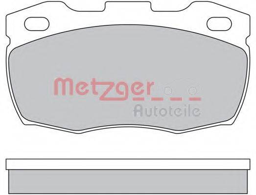 METZGER 1170573 Комплект гальмівних колодок, дискове гальмо